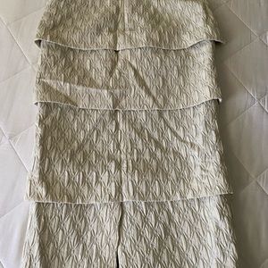 Dries Van Noten Brocade Tiered Strapless Dress Size 36